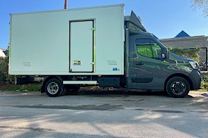 Renault master chlodnia izoterma zanotti tylny naped na blizniaku bmb zabudowa